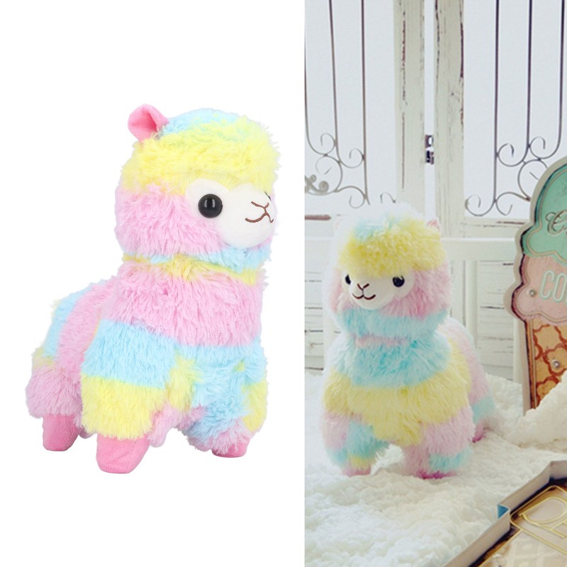 Soft Stuffed Animal Lamb Toy Comfortable Touch Cute Multi Color