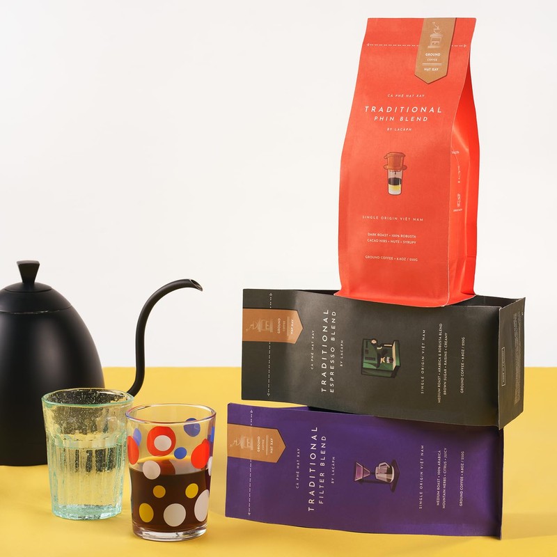 TRADITIONAL ESPRESSO BLEND - Vietnamese Pre-Ground Coffee (8.8 oz /