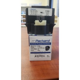 Packard C140A Definite Purpose Contactor 1 Pole + Shunt Coil Voltage 24V