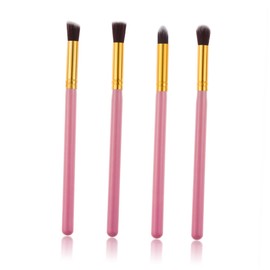 NOLITOY 12pcs Eye Makeup Brush Set Soft Blending Eyeshadow Tools for Eye Makeup Application Cosmetic Brushes Pink and Gold for Travel and Everyday Use