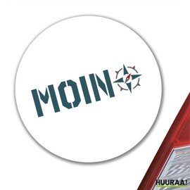 Huuraa Sticker Moin Compass Gift 10 cm Sticker Moin Compass Gift Idea