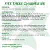 BYANE Carbide Chainsaw Chain 24 Inch, 3/8 Pitch, 058" Gauge,