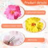 Andibro 3 Stück Hawaii Haarspange Blume,10cm Haarklammer Plumeria Hibiskus Blumenspange