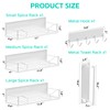 JulktLli 5 Pack Magnetic Shelves for Washing Machine & Refrigerator