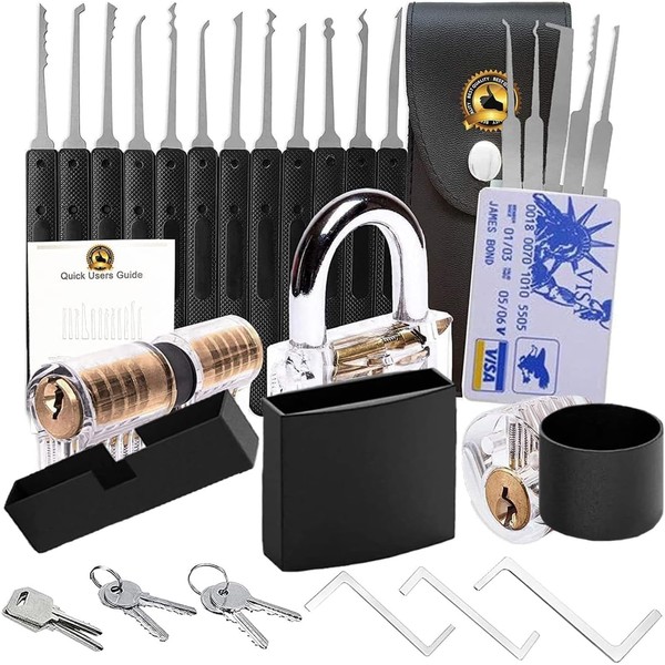 Brass Door Knocker 37 Pick Waterproof with Stainless Steel Keys
