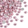 Beadsland 144pcs Flat Back Crystal Rhinestones Round Gems for Nail