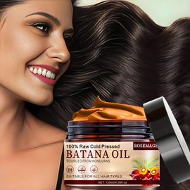 TOPLING Raw Batana Oil for Hair Growth, 100% Natural Pure Dr. Sebi Batana Oil from Honduras, Prevent Hair Loss, Promotes Hair Growth and Thickness for Men & Women