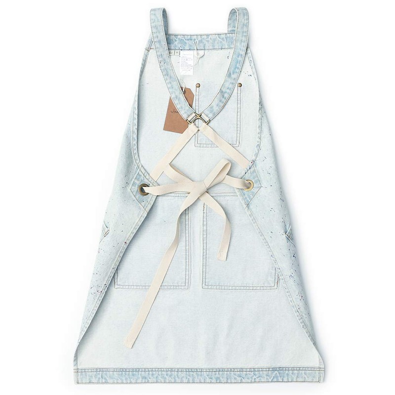 Jeanerlor - Denim Tool Shop Apron with 5 Pockets for