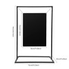 Modern Wedding Welcome Sign Stand with 19.68 * 27.55in Chalkboard