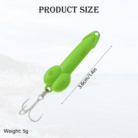 5 Pcs Fishing Spoons Lures Metal Hard Baits Funny Fishing Spinner Lures with Triple Hooks for Saltwater Freshwater Trout Bass Salmon Fishing (Small size: 5g)
