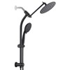 UCLIMAA Rainfall 8 Inch Round Shower Head with High Pressure
