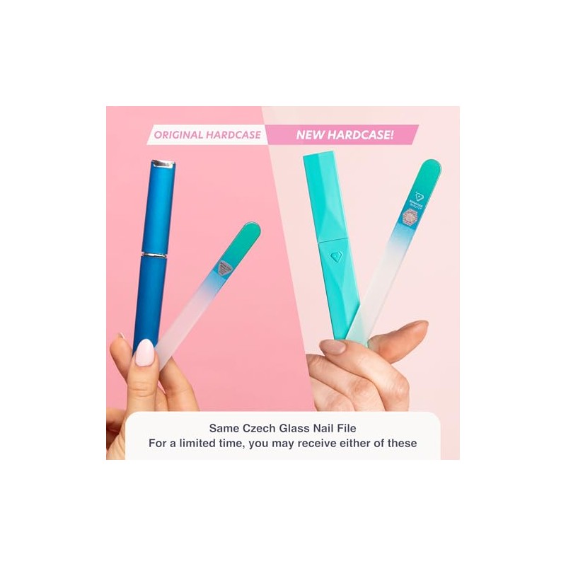 Bona Fide Beauty Double Sided Bohemian Crystal Czech Glass Nail