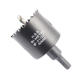 Hole Cutter 50mm LAIWEI Bi-Metal Hole Saw,HSS Circular Hole Saw Head,1.8mm Thick,Cutting Depth up to 38mm,Suitable for Wood,Plastic,plasterboard and Metal Pipes