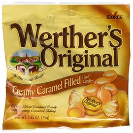 Werther's Original Creamy Caramel Filled Hard Candies (2.65oz) Single Pack