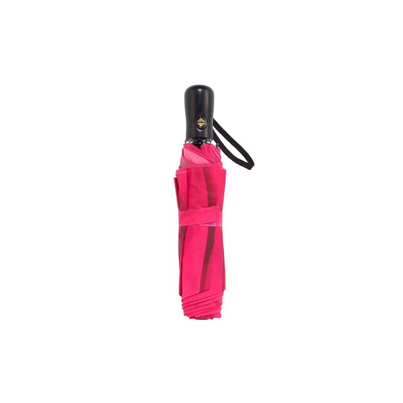 Galleria-Pink Daisy Auto-Open/Close Large Portable Rain Folding Umbrella