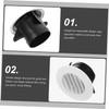 Operitacx Venetian Wall Vents Interior Walls Round Mesh Shape Register