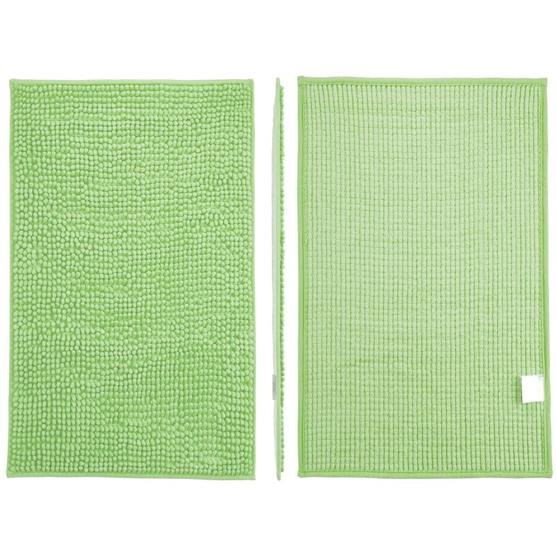 Brandsseller Modern Chenille Shaggy Style Bath Mat, Shower Mat, 50