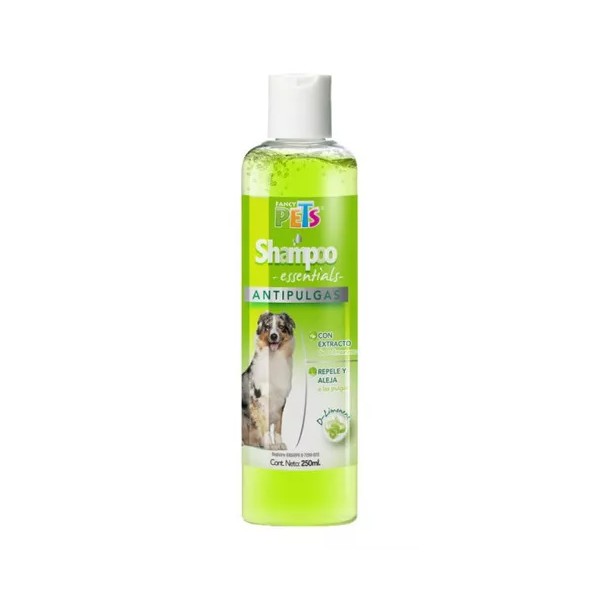 Fancy Pets Shampoo Antipulga Repelente 250ml Perro Cachorro Olor Limón