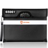 6500°F Upgraded Fireproof Document Bag with Lock, Fire proof Money