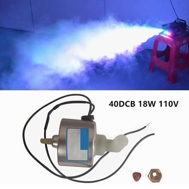 40DCB 18W Fog Smoke Machine Oil Pump, 110V-120V Volume Adjustable