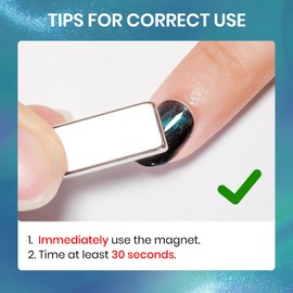 SUPWEE Quick Dry Cat Eye Nail Polish, Cateye Magnetic Nail Polish Non Gel Quick Dry Lacquer DIY Salon at Home Gift For Women Girls 16ml