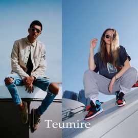 Retro Small Round Polarized Sunglasses for Men Women Circle Hippie Style Sun Glasses (Gunmetal Frame/Black Lens)