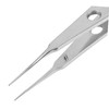 FOMIYES Alloy Steel Meibomian Gland Expressor Eyelid Tweezers Precision Angled