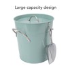 Round Ice Bucket Multipurpose Safe Galvanized Ice Buckets with Lid