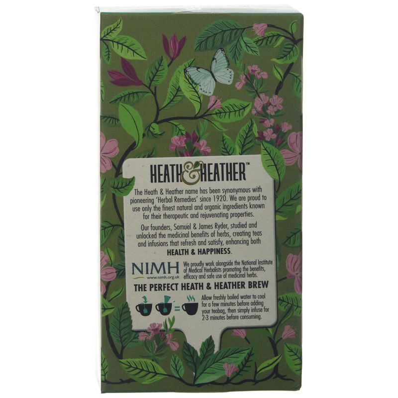 HEATH & HEATHER Organic Green Tea & Moroccan Mint 20bags