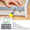 450 Piece M4 Screws Set, Countersunk Screws Nuts Set, Stainless
