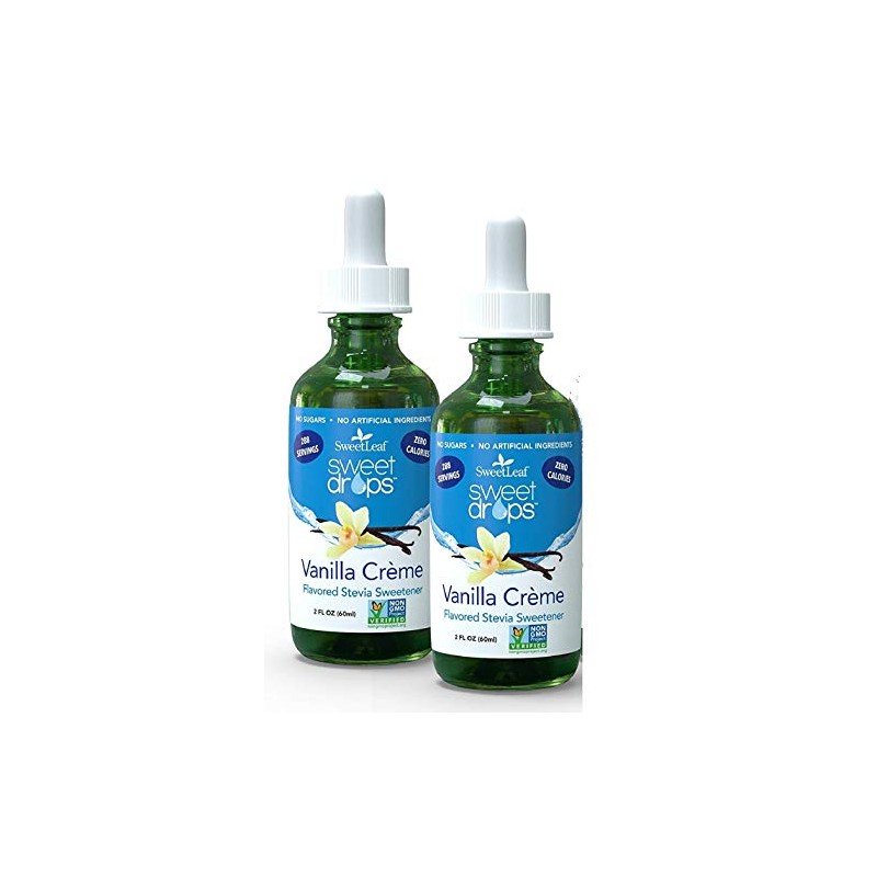 SweetLeaf Sweet Drops - Flavored Stevia Liquid Sweetener, Organic Stevia