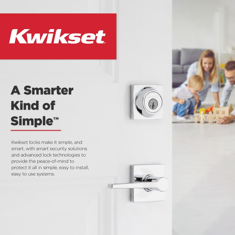 Kwikset Henley Interior Passage Door Handle, Lever For Closet and