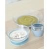 BEABA BEABA 3-Piece Duralex Glass Meal Set with Silicone Suction,