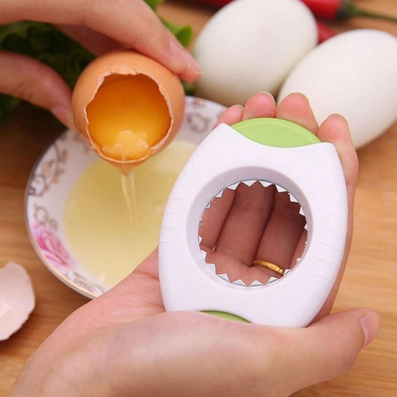 Yellow Egg Topper Cutter - Quickly Cut Off Egg Tops