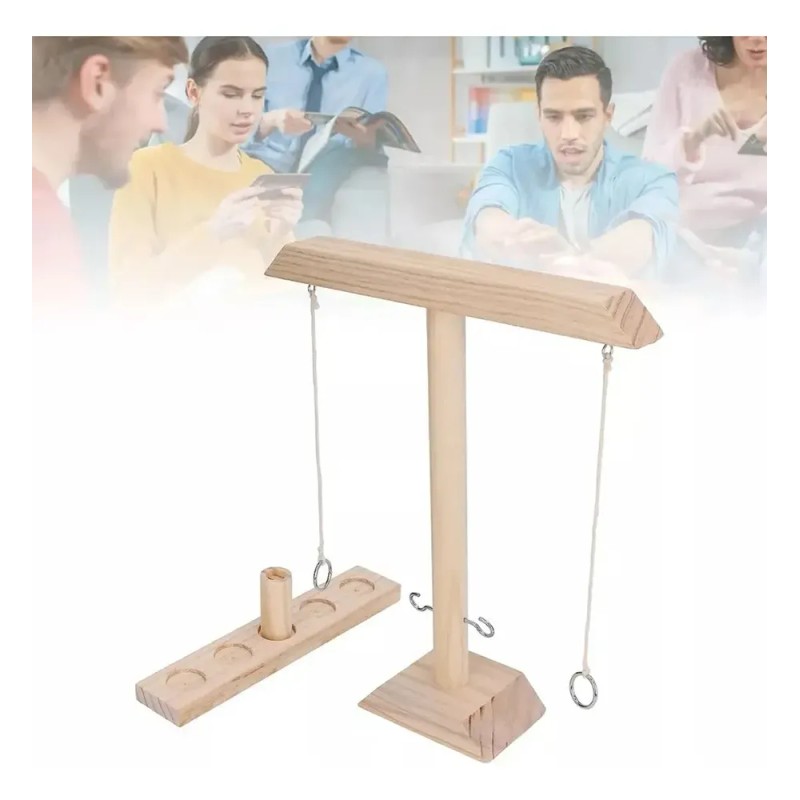 / Hooks, Juego De Mesa, Anillo De Madera, Gancho For