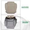 Priprilod Leather Driver Side Bottom Replacement Seat Cover Tan（#44） Compatible