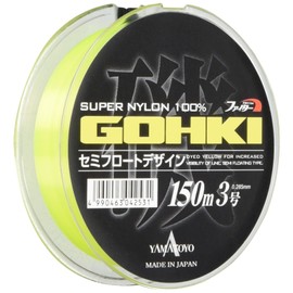 YAMATOYO Nylon Line, Goki Beach, 492.0 yd (150 m), No. 3, Flash Yellow