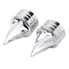 Unbranded Chrome Front Axle Nut Covers For Harley Road King