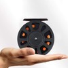 Kuuleyn Fly Reel, GLA7/8 5/6 Plastic Fly Fishing Reel Wheel