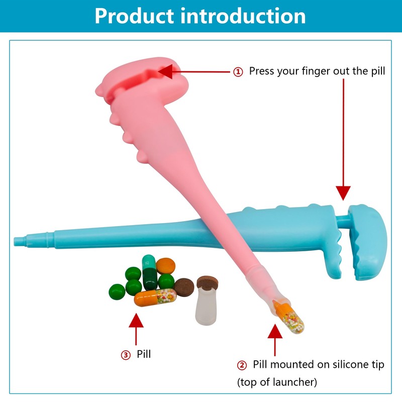 YeulYuuri Pill Feeder for Cats, Pill Feeder for Dogs, Pill