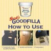 Goodfilla Ebony, 1 Gallon (13.5lbs) Wood and Grain Filler, Stainable,