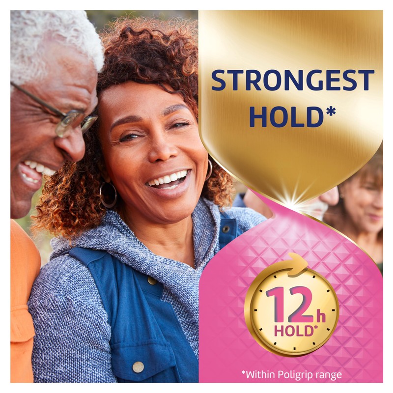 Poligrip Denture Adhesive, Power Max Hold Plus Comfort Denture Adhesive