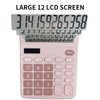Newaner Calculator, Desktop Calculator with 12-Digit Large LCD Display, Mini