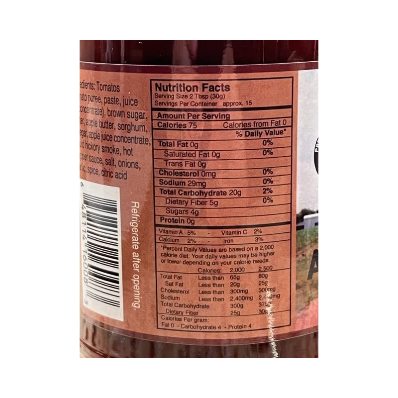 Spring Valley Farms BBQ Sauce 16 oz All Natural (Apple