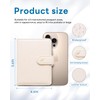 GooodiderX RFID Blocking Passport Holder with AirTag Slot, Beige