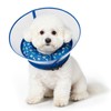 2-in-1 Inflatable Dog Cone Collar, Transparent Anti-Licking Shield with Detachable