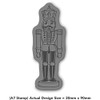 'Nutcracker' Rubber Stamp - Unmounted Design for Crafting & Scrapbooking,