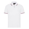 Armani Exchange Men's Double Stripe Polo Shirt, (White 1100), X-Small