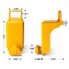 BESTOOL 15 Ton(33000 Ibs) Shipping Container Jack Lug with U-Shaped