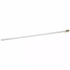 Super Tough 7ft Spinner Flagpole - White Aluminum